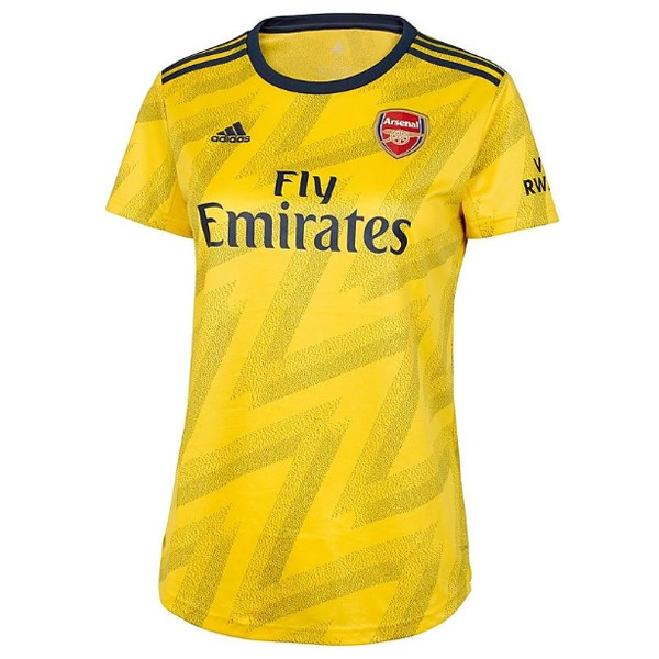 Maillot Football Arsenal Exterieur Femme 2019-20 Jaune